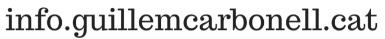 info.guillemcarbonell.cat